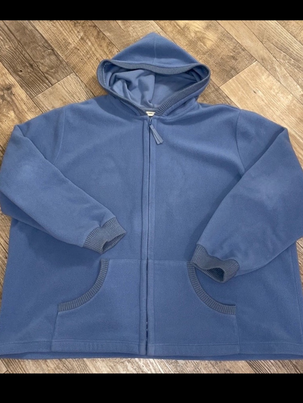 Cherokee Blue Full-Zip Hooded Fleece Jacket